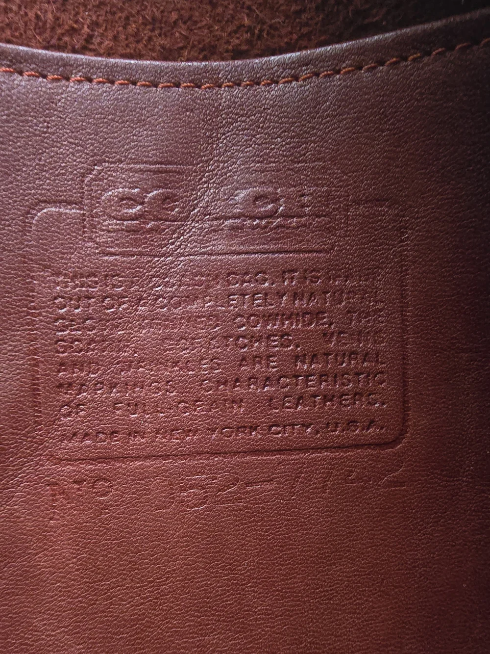 Vintage Coach Camera Bag Red NYC
